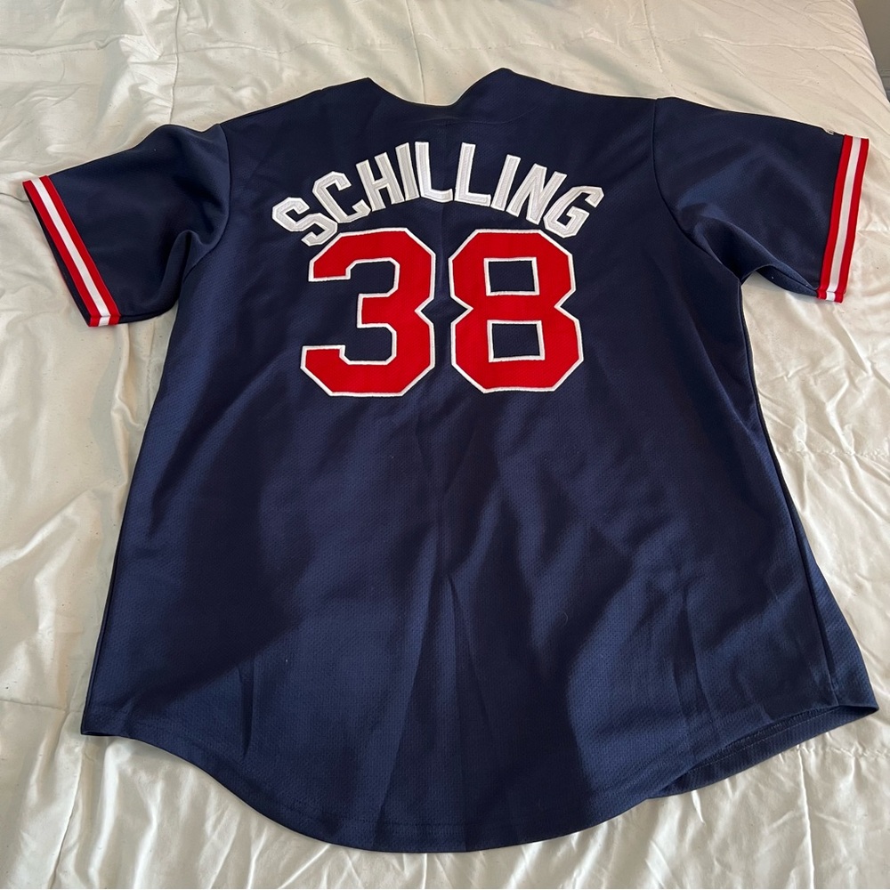 Men’s Vintage Red Sox throw back Jersey - Picture 8 of 13